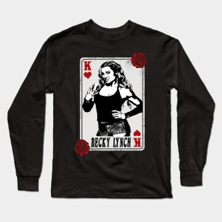 Vintage Card Becky Lynch Long Sleeve T-Shirt